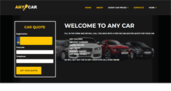 Desktop Screenshot of anycarboughtforcash.com